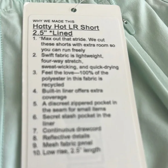 lululemon athletica Light Green Athletic Shorts - Picture 4 of 6